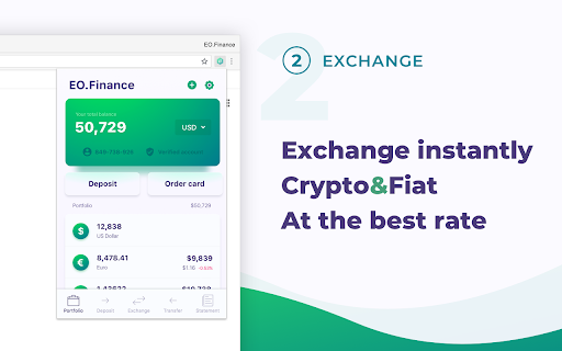 EO.Finance: Crypto & Fiat Wallet