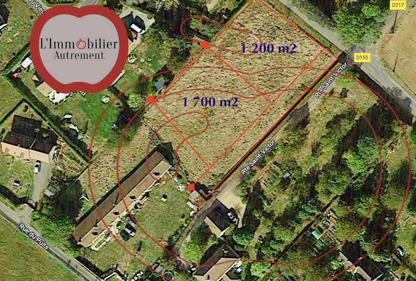  Vente Terrain à bâtir - 1 200m² à Boissy-lès-Perche (28340) 