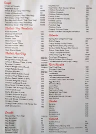 Open Sky Restaurant menu 1