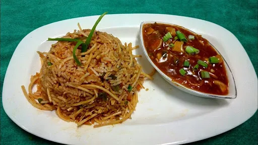 Chicken Manchurian Fried Rice