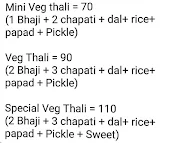 Maharashtrian Thali menu 1