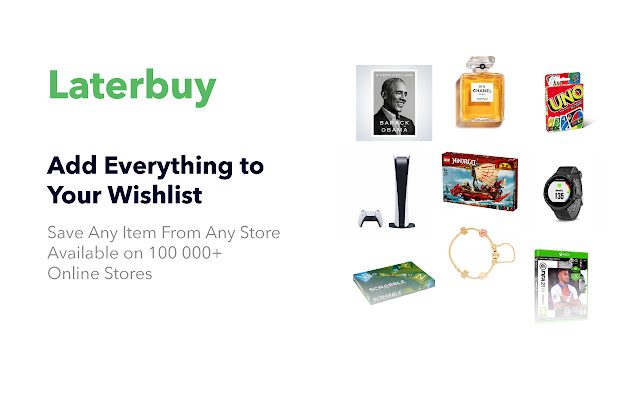 Laterbuy: Save Items From Any Store chrome extension