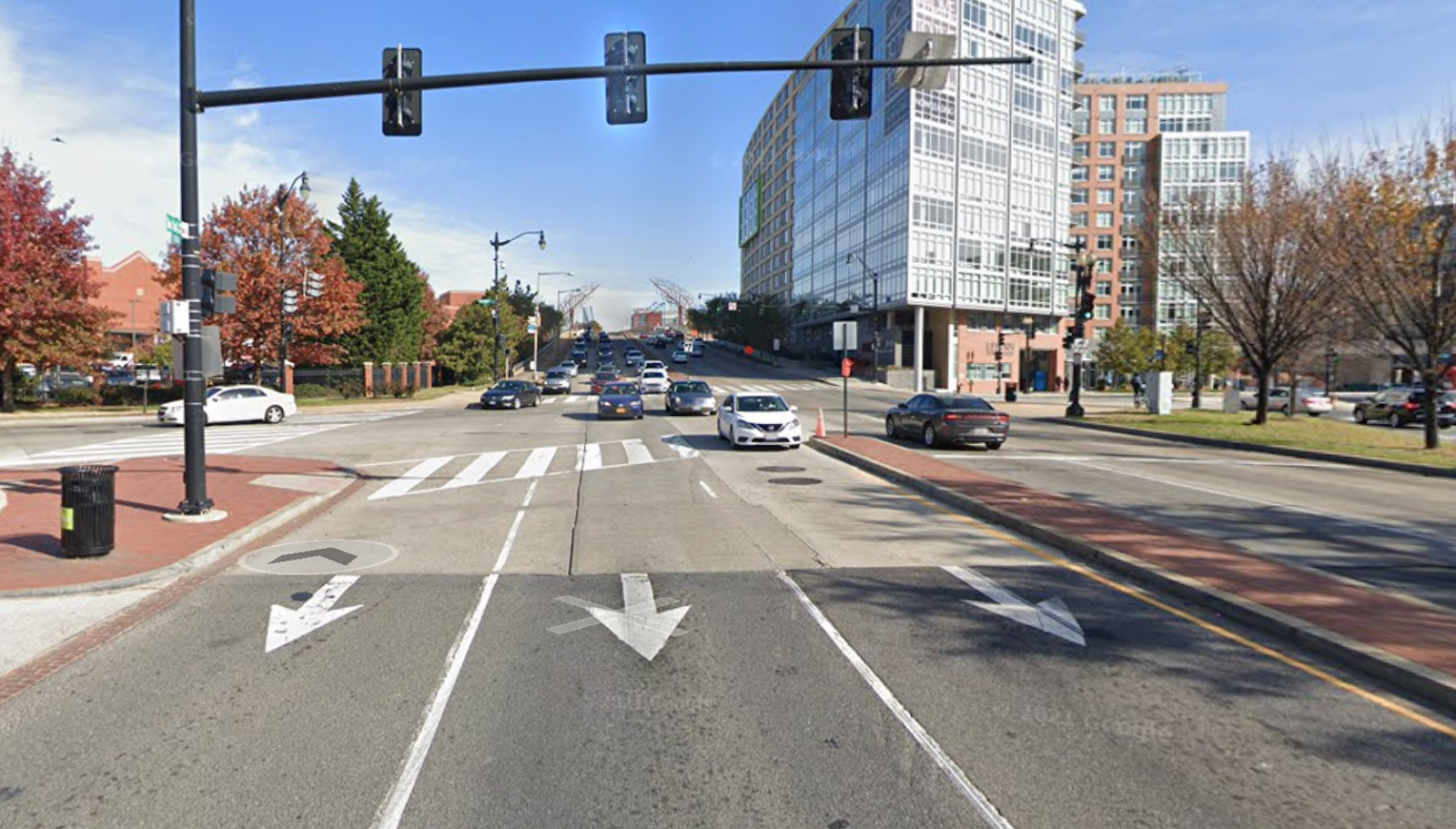 street view of Florida Avenue, New York Avenue NE, and First Avenue NE from google maps