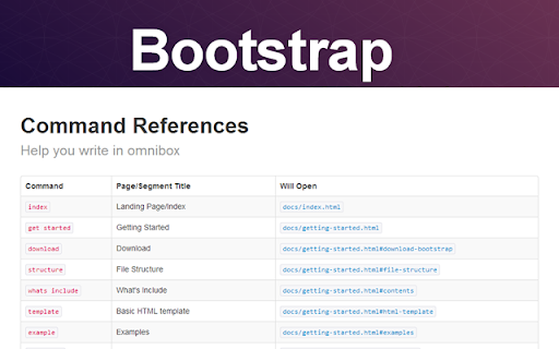 Bootstrap Twitter Offline Docs