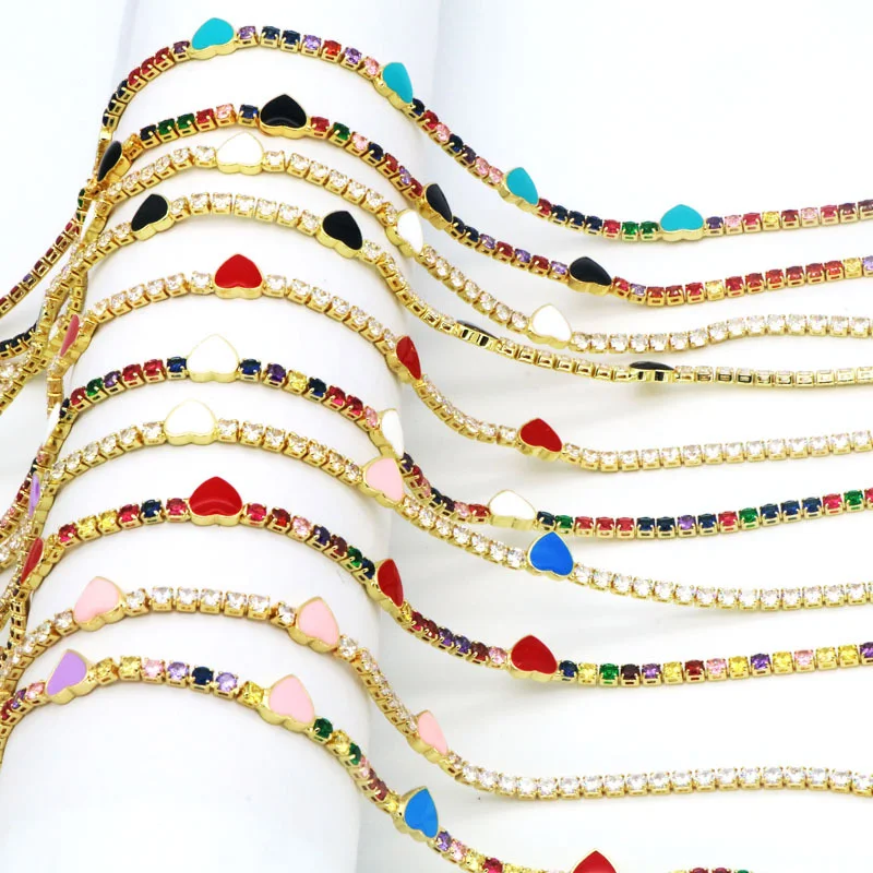 Collar de circonita popular europeo y americano para mujer estilo Ins, elegante y brillante, perfecto para realzar cualquier look diario.