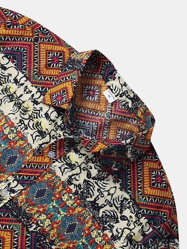 Title 19, Mens Fashion Printed Short Sleeve Shirt Outfit...