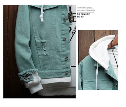 Title 5, Jaqueta jeans com capuz