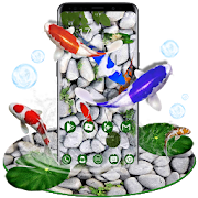 3D Live Koi Fish Pond Theme With Animation 1.1.3 Icon