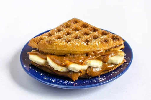 Banana Salted Caramel Waffle