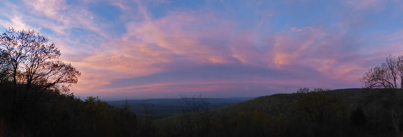 Arkansas Sunset from Mount Magazine