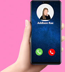 Fake call Addison Rae Prank Proのおすすめ画像3