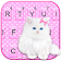 Thème de clavier Fluffy Pink Cat icon