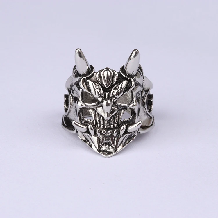 Title 2, Antieke legering skull ring Sieraden voor manne...
