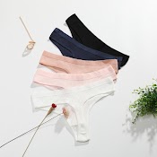 Quần Lót Nữ, Quần Lót Lọt Khe Cotton Gợi Cảm Cho Nữ Tăm Gân Sexy Dễ Thương Mềm Mại 01