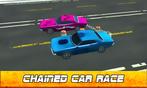 Chained 3D Cars - City Rush Race