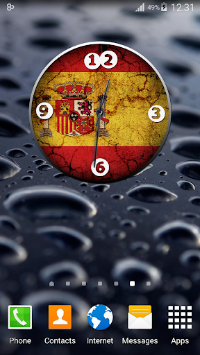 Spain Clock