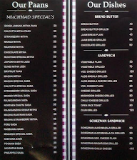 Taj Pan & Beverage Shop menu 1