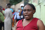 Nyiko Mabasa of Alex is relieved after doing a Covid-19 test in Setjwetla, where a person who had tested positive lived. 