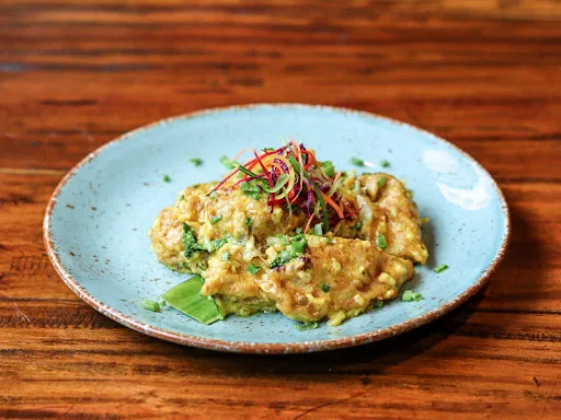 Veg Bhutanese Pan Fried Datshi Momo [5 Pieces]