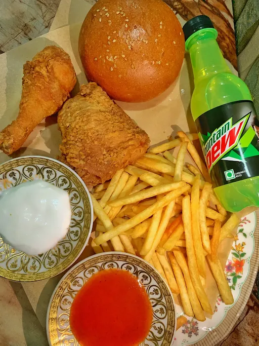 Broasted Fried Chicken Combo [Quarter]