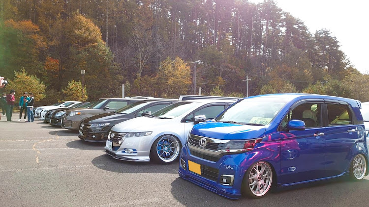 N-WGN カスタムの長野車好きミーティング・チロルMT・タントカスタム・オデッセイ・garage AMEに関するカスタム事例の投稿画像9枚目