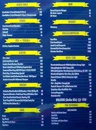 Blue Nite - Bar & Restaurant menu 1