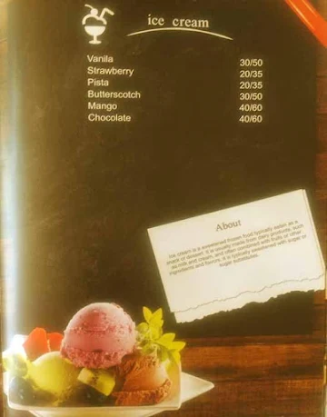 Pokket Cafe menu 