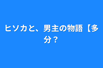 「ヒソカと、男主の物語【多分？」のメインビジュアル