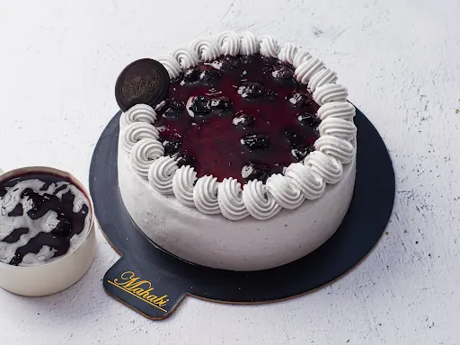 Blueberry Fresh Cream Cake [500 Grams]