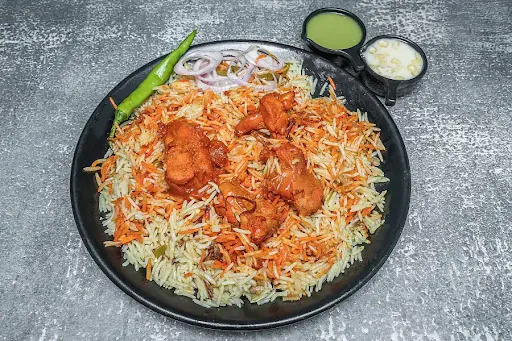 Lazeez Bhuna Murgh Chicken Biryani Boneless Zayedar