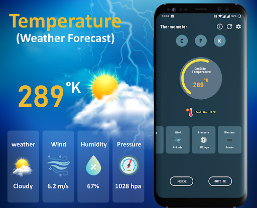 Screenshot Room Temperature Thermometer