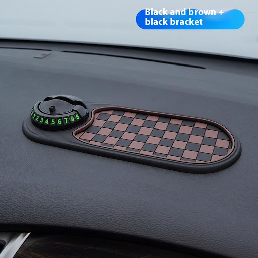 Brown Plaid Black Bracket