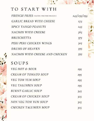 The Arthouse Restaurant menu 8