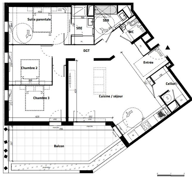 Vente appartement 4 pièces 96 m² à Nimes (30000), 309 000 €