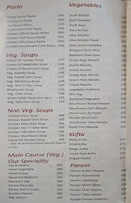 A Square Restaurant And Party Hall menu 4