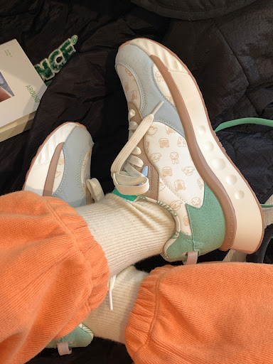 Title 4, Macaron Colorway Cute Girls Sneakers, Comforta...