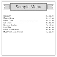 Hotel Vijay menu 1