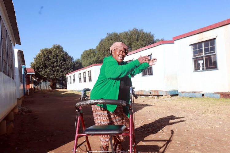 Tshidi Nyembe at Barcelona Primary School in Etwatwa, Benoni.