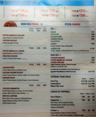 Domino's Pizza menu 2