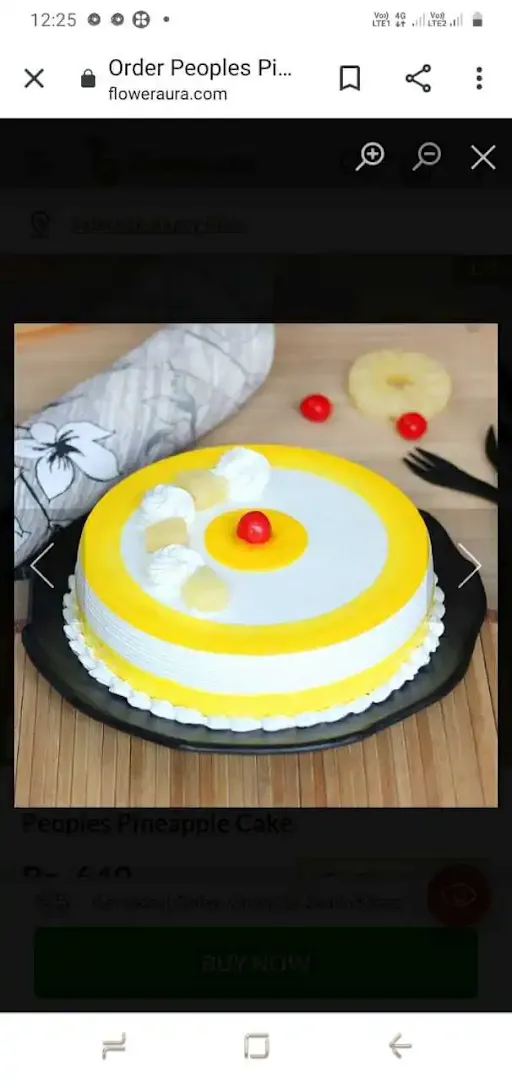 Luxury Pineapple Cake