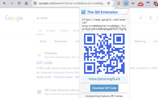 The QR Extension Preview 2