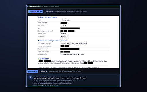Private Redaction screenshot 1