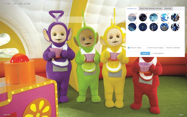 Teletubbies HD Wallpapers New Tab