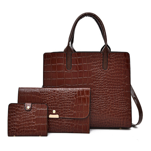 Title 6, Three-piece Vintage Western Style Pattern Handb...