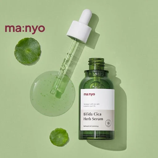 Tinh chất thảo dược kiềm dầu, thu nhỏ lỗ chân lông Ma:nyo Bifida Cica Herb 50ml