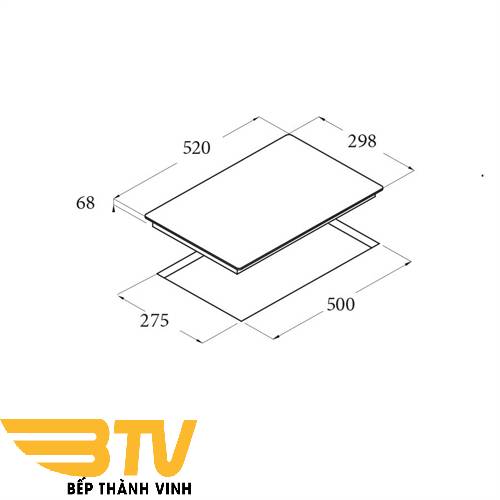 Bếp từ Cata IB 302 BK