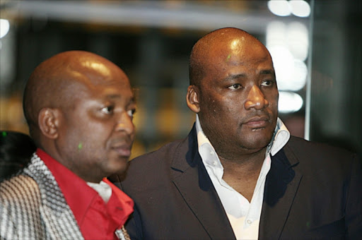 Kenny Kunene and Gayton McKenzie. File photo.