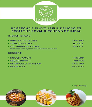 Bageecha menu 