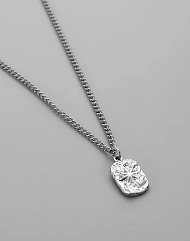 Collar de acero inoxidable para hom - 2