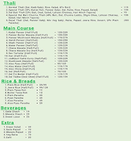 Maa Bhawani Dal Bati Restaurant menu 1